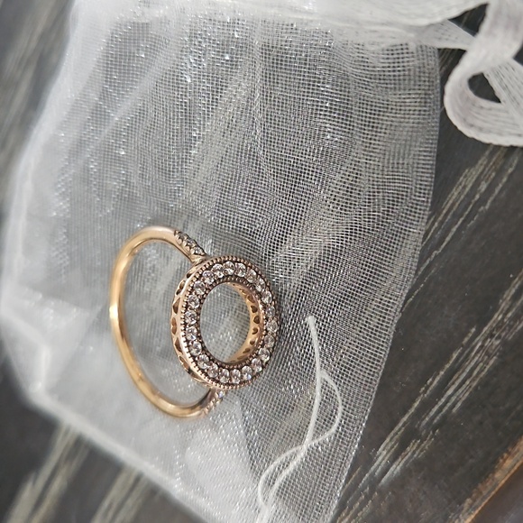 Pandora Rose Of Hearts Circle Ring 7 - Picture 5 of 5